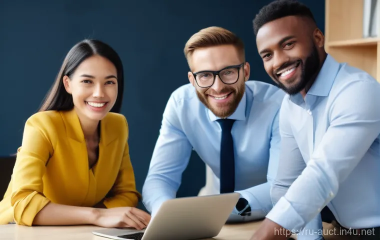 경매사 시험 준비 중 유용한 온라인 자료 - **Prompt:** "A confident male, in his early 30s, stands dynamically in a spacious, modern study, ene...