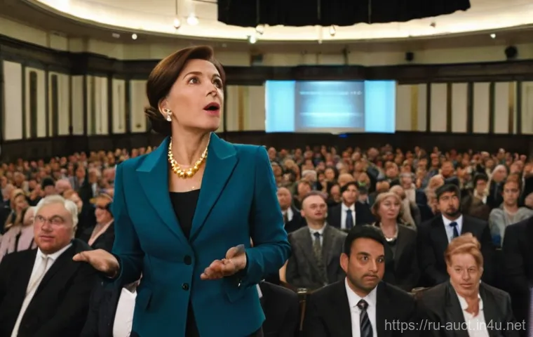 경매사 시험에서 높은 점수 받는 팁 - **Prompt:** A compelling diptych (two-panel image) vividly contrasting a classic Russian auction wit...