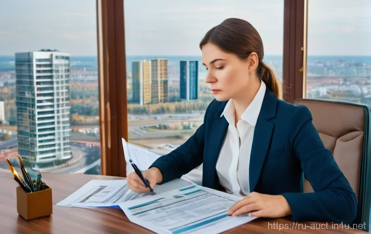 경매사 자격증 취득 후 추가 학습 옵션 - **Prompt: An esteemed Russian auctioneer presenting a valuable antique at a prestigious art auction....