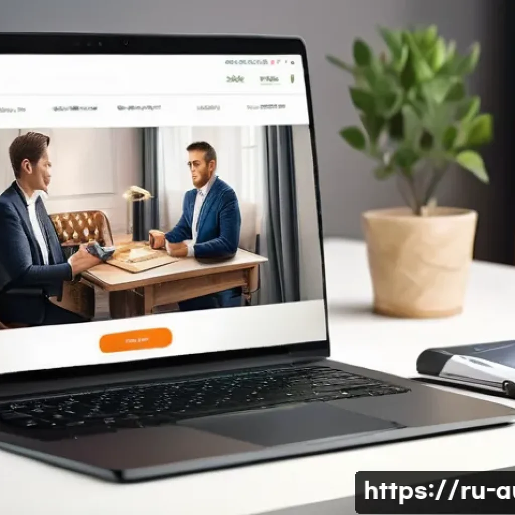 경매사 초보자 가이드 - An elegant online auction scene showcasing a sleek digital interface on a modern laptop screen, disp...