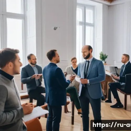 경매사 준비생 커뮤니티 추천 - A vibrant online auctioneer community forum scene, showing diverse Russian professionals actively en...